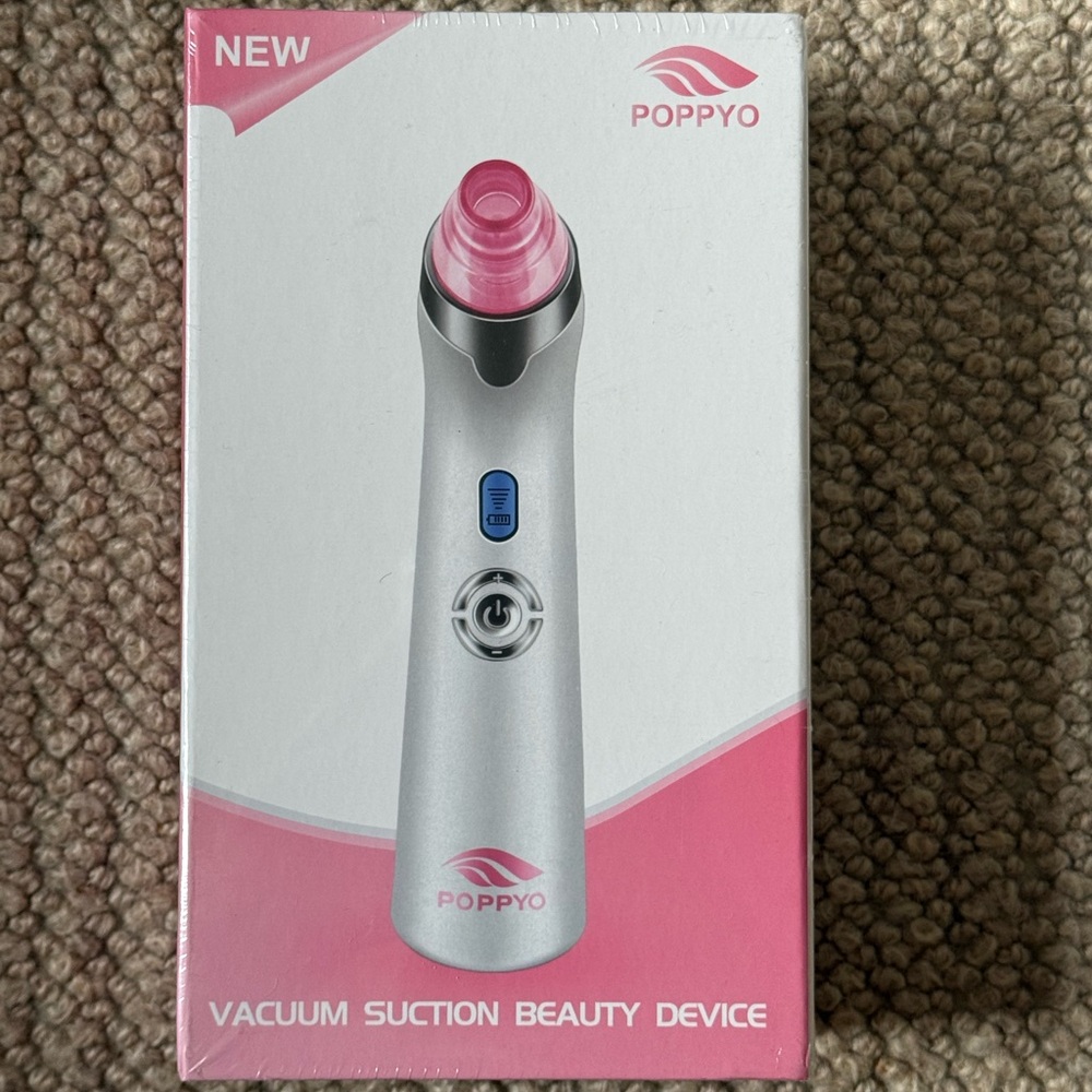 Poppyo pore vacuum suction beauty device for blackheads - new